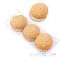 Awtomatikong sesame burger buns pillow food packing machine